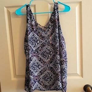 Maurices Summer Tank top with Criss-cross Back Size XL